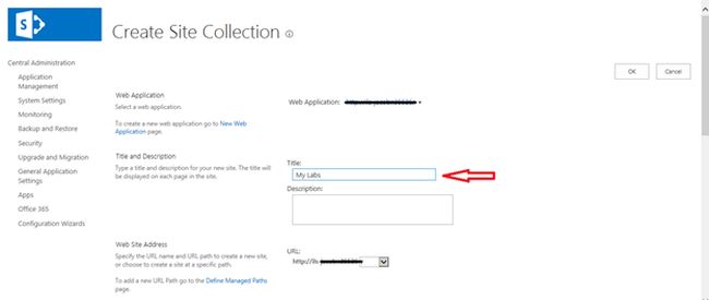create site collection
